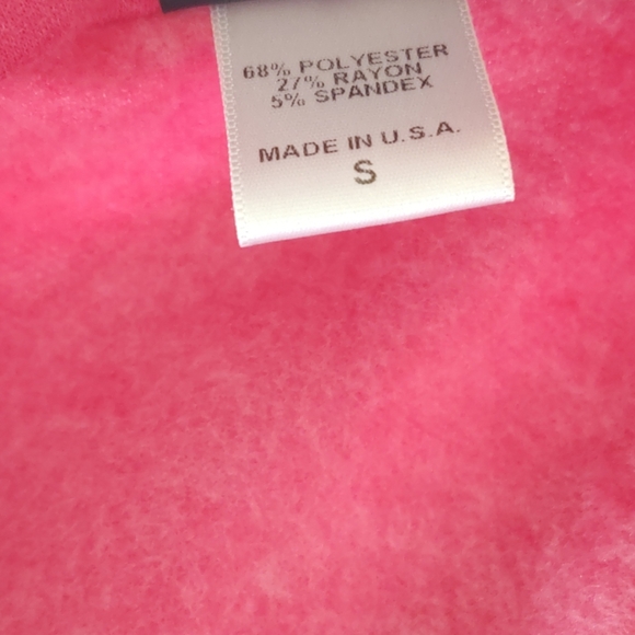 BOBEAU  Very soft  pink waterfall Cardigan - Picture 4 of 5